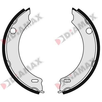 Brake Shoe Set, parking brake (N01264)