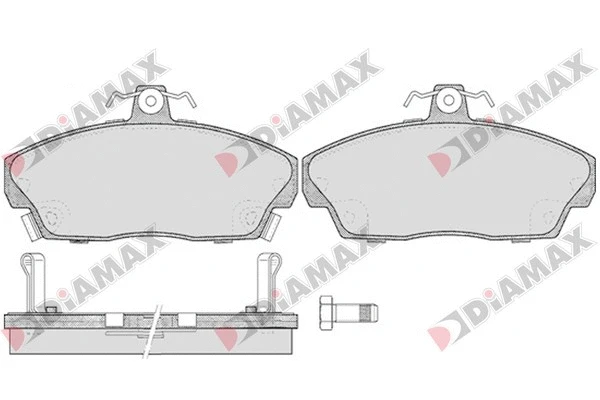 Brake Pad Set, disc brake (N09207)
