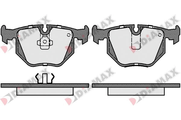 Brake Pad Set, disc brake (N09428)