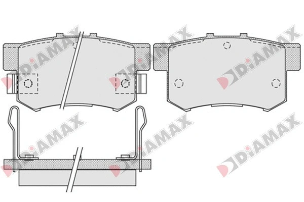 Brake Pad Set, disc brake (N09292)