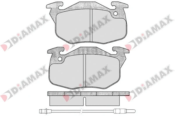 Brake Pad Set, disc brake (N09707)