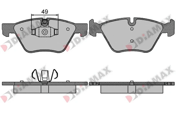 Brake Pad Set, disc brake (N09473)