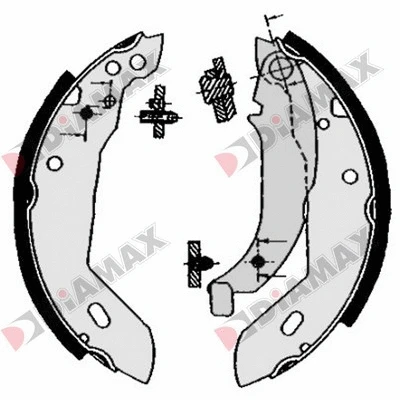 Brake Shoe Set (N01033)
