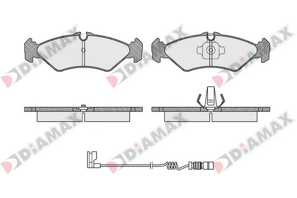 Brake Pad Set, disc brake (N09508A)