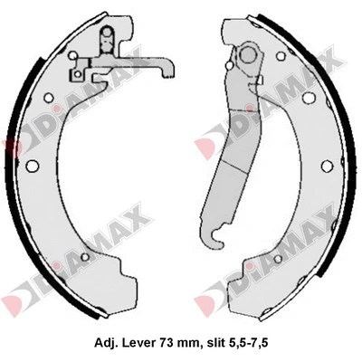 Brake Shoe Set (N01220)