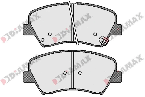 Brake Pad Set, disc brake (N09608)