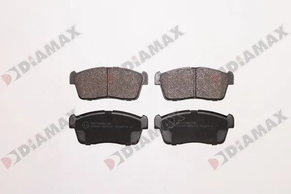 Brake Pad Set, disc brake (N09862)