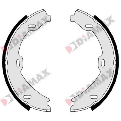 Brake Shoe Set, parking brake (N01341)