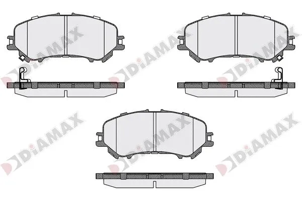 Brake Pad Set, disc brake (N09877)
