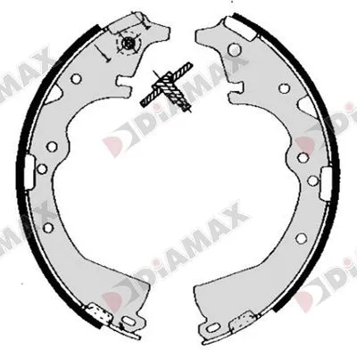 Brake Shoe Set (N01407)