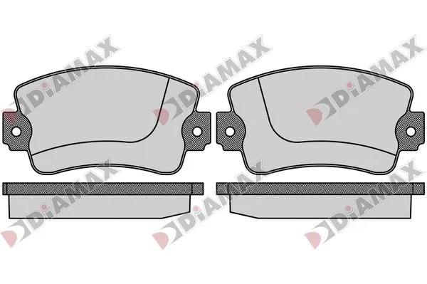 Brake Pad Set, disc brake (N09825)
