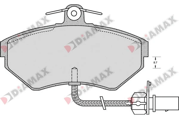 Brake Pad Set, disc brake (N09547)