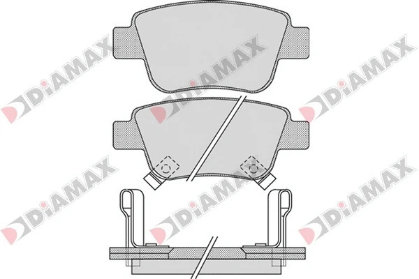 Brake Pad Set, disc brake (N09622)