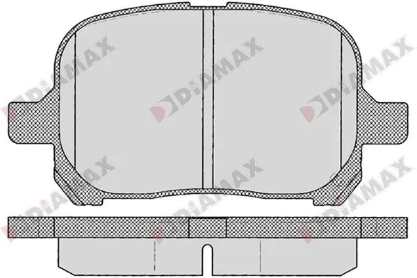 Brake Pad Set, disc brake (N09747)