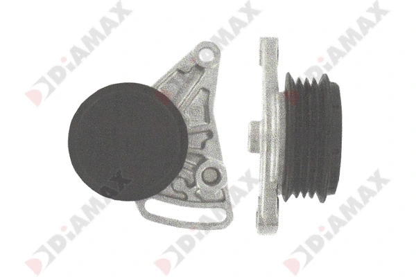 Tensioner Pulley, V-ribbed belt (A3014)