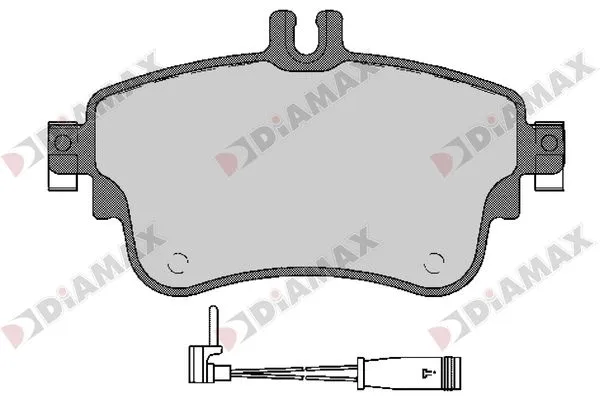 Brake Pad Set, disc brake (N09670A)