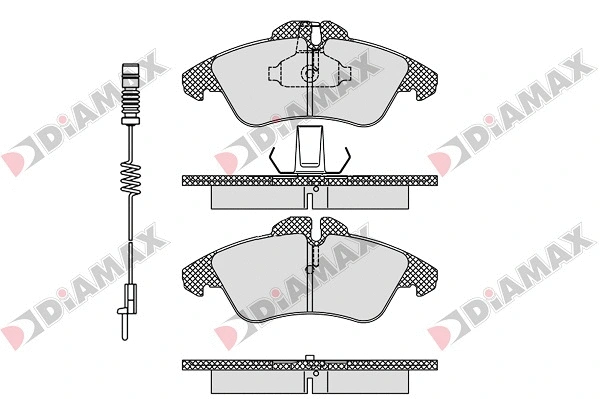 Brake Pad Set, disc brake (N09058A)