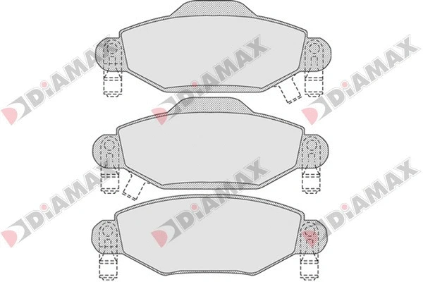 Brake Pad Set, disc brake (N09165)