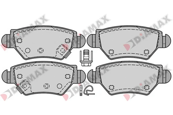 Brake Pad Set, disc brake (N09139)