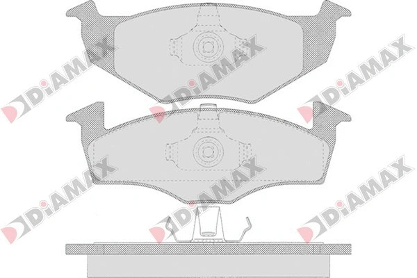 Brake Pad Set, disc brake (N09560)