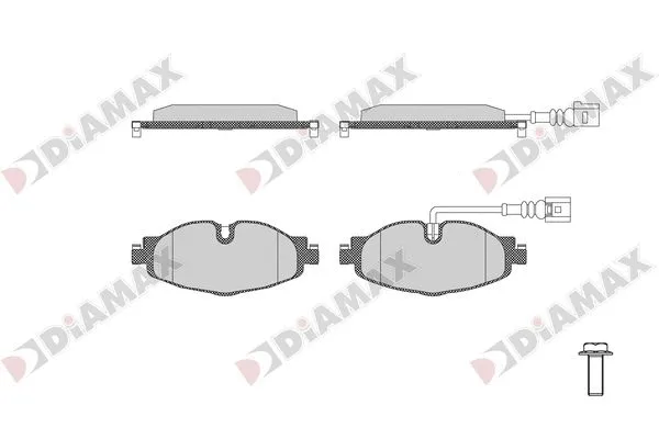 Brake Pad Set, disc brake (N09716)