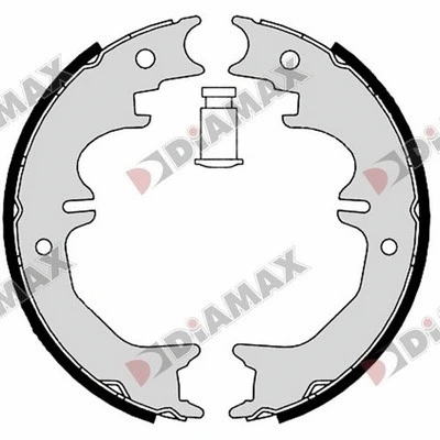 Brake Shoe Set, parking brake (N01404)