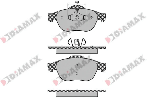 Brake Pad Set, disc brake (N09272)