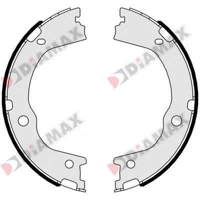 Brake Shoe Set, parking brake (N01378)