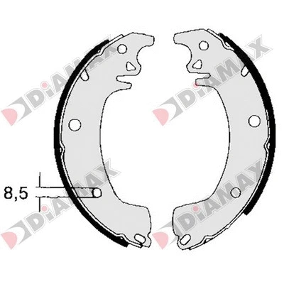Brake Shoe Set (N01039)