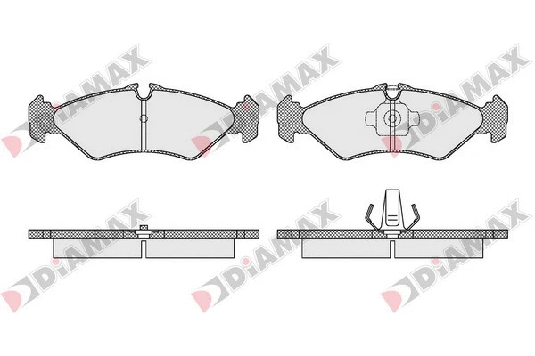 Brake Pad Set, disc brake (N09508)