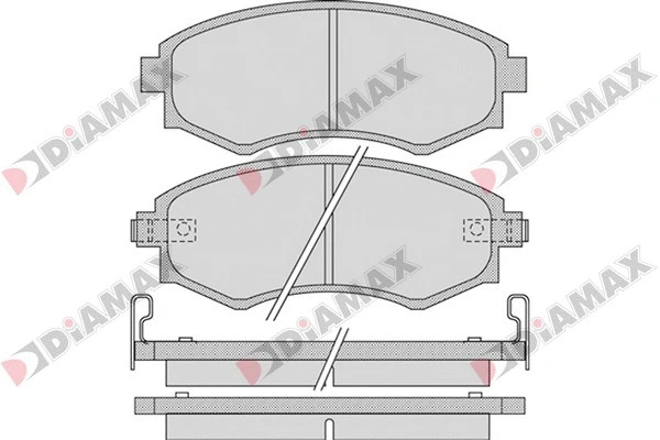 Brake Pad Set, disc brake (N09321)