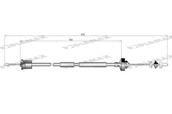 Cable Pull, clutch control (T8005)