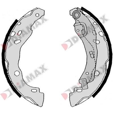 Brake Shoe Set (N01007)