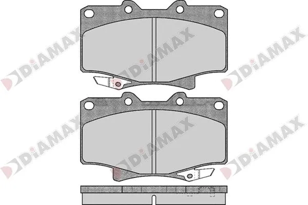 Brake Pad Set, disc brake (N09739)