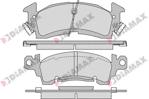 Brake Pad Set, disc brake (N09298)