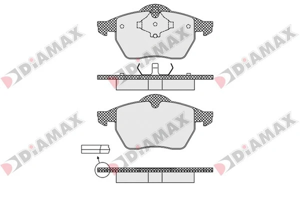Brake Pad Set, disc brake (N09113)