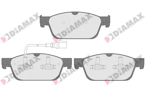 Brake Pad Set, disc brake (N09489)