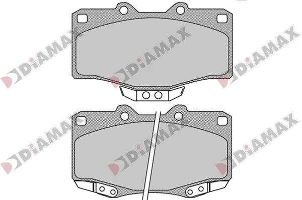 Brake Pad Set, disc brake (N09822)