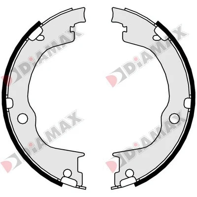 Brake Shoe Set, parking brake (N01369)