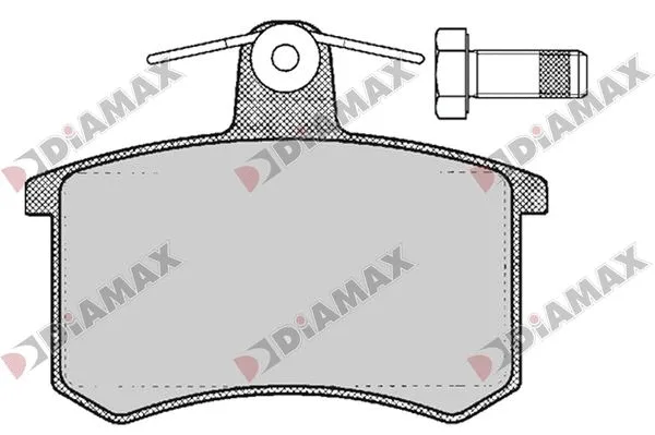 Brake Pad Set, disc brake (N09789)