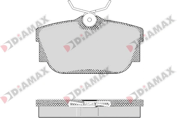 Brake Pad Set, disc brake (N09406)