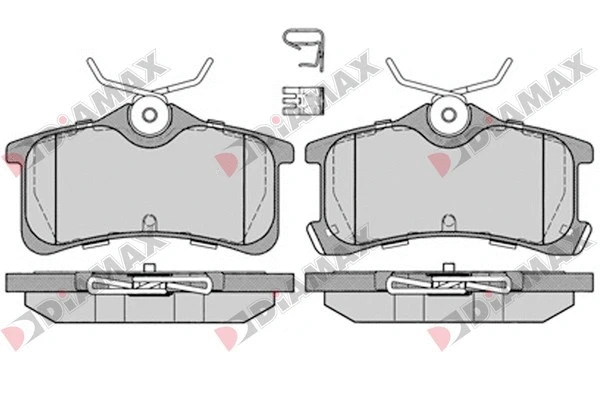 Brake Pad Set, disc brake (N09621)