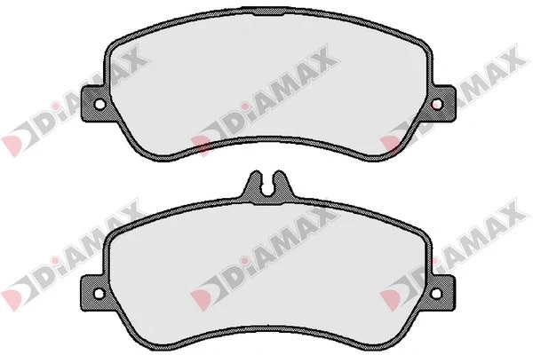 Brake Pad Set, disc brake (N09614)