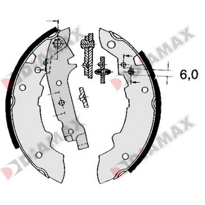Brake Shoe Set (N01058)