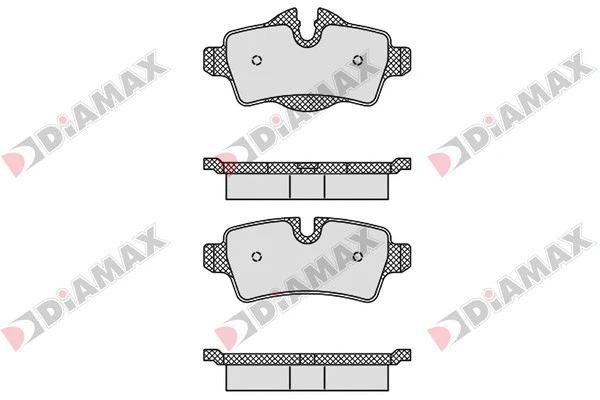 Brake Pad Set, disc brake (N09719)