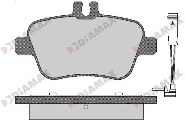 Brake Pad Set, disc brake (N09672A)