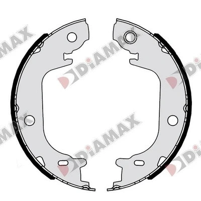 Brake Shoe Set, parking brake (N01396)