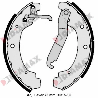 Brake Shoe Set (N01257)
