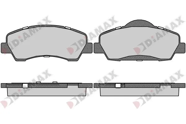 Brake Pad Set, disc brake (N09617)