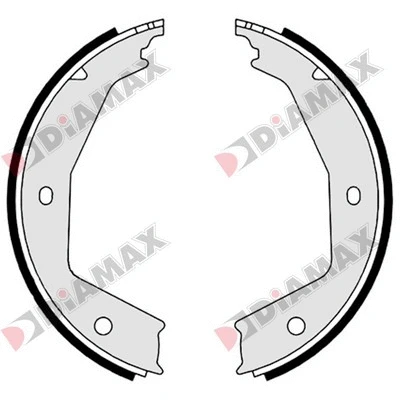 Brake Shoe Set, parking brake (N01086)